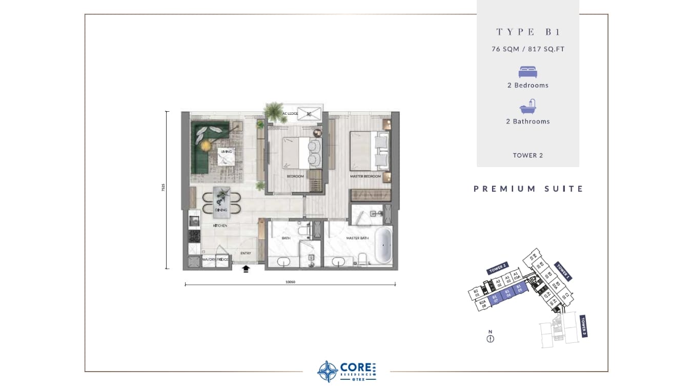 Core Residence Layout Plan